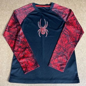 Spyder long sleeved T-shirt - youth M (10-12)